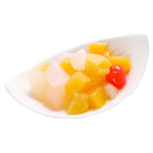 고품질 통조림 혼합 칵테일 과일 시럽 체리/배/복숭아/포도
