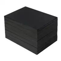 ממוחזר 0.9-3mm שחור קרטון גיליונות חד צדדי שחור לוח קרטון עבור אריזה