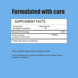Custom Label Acetyl L-Carnitine Capsules Transparent Fprmula & Overcome Occasional Constipation with Dietary <b>Supplement</b> - Product Image 2