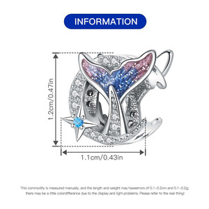 Popular white brass gradient epoxy mermaid tail crescent <b>beaded</b> <b>bracelet</b> for DIY women - Product Image 3