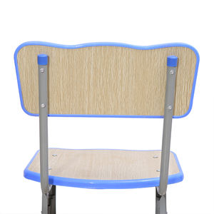 Juego de escritorio y silla de estudiante de dos asientos modernos para escuela primaria secundaria clase de entrenamiento banco de aula para oficina en casa o dormitorio - Product Image 3