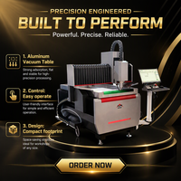 Machine de gravure et de fraisage CNC de précision 6090 avec broche de 2,2 kW et système NC Studio