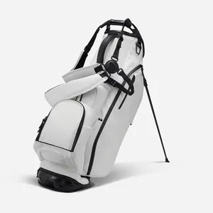 Free sample Golf Stand Bag Fashion TPR Handle 5 Ways Waterproof Custom Golf Stand Bag With Shoulder Strap