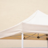 Tente de réception extérieure 10x10 en gros, structure hexagonale en aluminium, bâche en polyester pliable, imperméable, monocouche pour salons professionnels