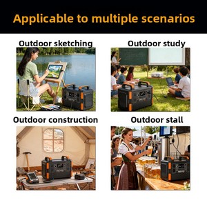 Batterie externe portable LiFePO4 1 kWh 1200W Modèle T11 pour camping, voyages en autonomie, source d'énergie mobile, énergie embarquée - Product Image 5