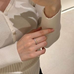 Dylam Top High <b>Couple</b> Jewelry 925 Silver Eternity Band 8A Zirconia Main Stone <b>Rings</b> for Bridal Engagement Anniversary Gifts - Product Image 2