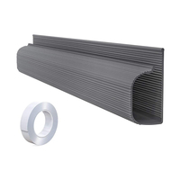 Goulotte de câblage PVC à faible coût pour l'installation de fils électriques, avec crochet de fixation sous le bureau, canal en J pour gestion des câbles, chemin de câbles solide