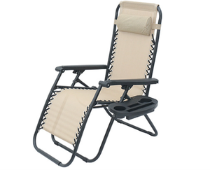 เก้าอี้เลานจ์พับได้น้ำหนักเบาใช้กลางแจ้งตั้งแคมป์ชายหาดในสวน - Product Image 6