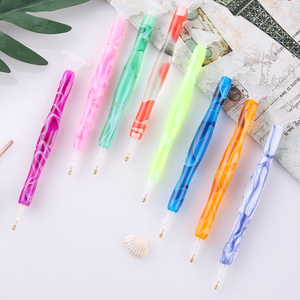 Stylo à strass en cristal 8 couleurs, stylo à paillettes pour la décoration des ongles, outil de manucure - Product Image 6