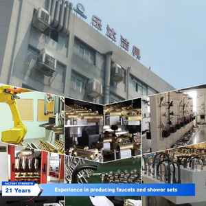 Robinet de lavabo de salle de bain en laiton, mélangeur d'eau chaude et froide, poignée unique, finition chromée, corps durable, noyau de valve en céramique, trou unique, pour plan de travail - Product Image 6