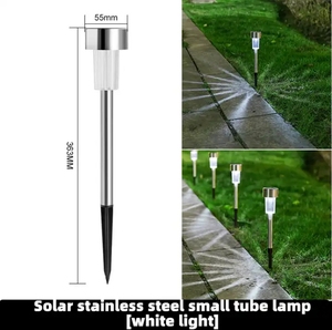 Meeko OEM IP65 Wasserdichte Batteriebetriebene Edelstahl Mini Solar-LED-Landschaftsleuchte für Außenbereich, Hof und Garten - Product Image 2
