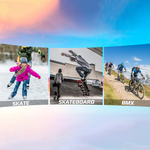 スケートサイクリングニーパッドエルボーパッドリストガードセットスケートボーディングサイクリングバイク<span class=keywords><strong>BMX</strong></span>自転車スクーター用保護ギアセット - Product Image 6