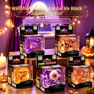 Juguete Antiestrés de Cristal Mágico para Halloween, Popular y Superventas, de Rebote Lento, Tipo Taffy Ice Cube - Product Image 1