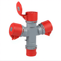 Prise industrielle haut de gamme HFE 3 voies 16A 3/4/5P Multi Cee étanche IP44 415V