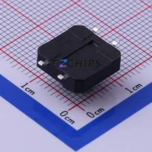 TS-1103S-B-G Tactile Switch SMD-4P,12x12mm Switch Single Pole Single Throw Round Button 1.6N Vertical Mount - Product Image 2