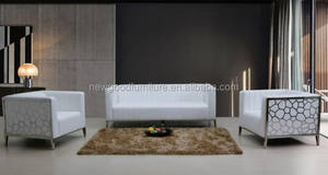 أطقم أرائك صلبة لغرفة المعيشة: تصميم بسيط وكلاسيكي - 1+2+3 مقاعد - Product Image 6