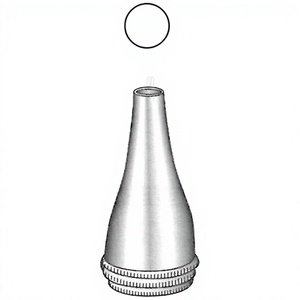 Spéculum auriculaire Gruber, diamètre 6,5 mm, rond, modèle Fig. Instrument d'examen otoscopique de précision 3-en-1 pour le canal auditif professionnel - Product Image 1