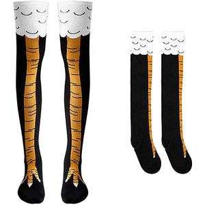 XIANGHUI calcetines <span class=keywords><strong>de</strong></span> <span class=keywords><strong>pierna</strong></span> <span class=keywords><strong>de</strong></span> <span class=keywords><strong>pollo</strong></span> Unisex loco divertido Atlético correr fiesta <span class=keywords><strong>disfraz</strong></span> calcetines Cluck <span class=keywords><strong>pierna</strong></span> rodilla Calcetines - Product Image 2