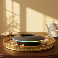 Chauffe-tasse intelligent personnalisé avec logo, chauffe-tasse sans fil, contrôle intelligent de la température, tasse à café auto-chauffante pour les voyages