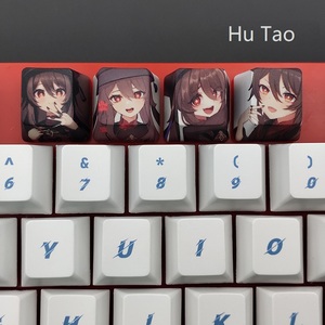 คีย์บอร์ด <span class=keywords><strong>Genshin</strong></span> อิมแพ็ค R4 OEM,ปรับความสูงได้5ด้าน PBT 4ชิ้น - Product Image 3