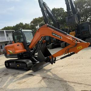 Doosan DX รถขุดขนาดเล็กสีแดง60E สีส้มอุปกรณ์ก่อสร้างใช้งานหนัก - Product Image 5