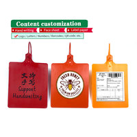 Étiquette d'entrepôt étiquette de semis d'arbre fruitier sceau de logistique express sceau en plastique grande étiquette étiquettes de sécurité en plastique