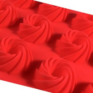 Cookie Silicone Cake Mold <b>Baking</b> Tools DIY Whirlwind Shape Dessert Chocolate Mold Oven Safe - Product Image 2