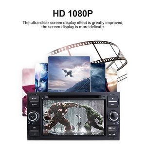 Autoradio 2 DIN 7 pouces 4 <span class=keywords><strong>c</strong></span>œurs avec GPS, amplificateur, Carplay et Android Auto pour <span class=keywords><strong>Ford</strong></span> <span class=keywords><strong>C</strong></span>-<span class=keywords><strong>Max</strong></span> 2003-2010 - Product Image 3