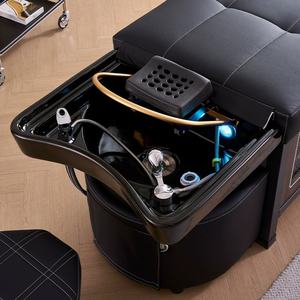 Wholesale Barber Shop Dedicated Full Lying Salon Hair Thai Head Treatment Washing <b>Chair</b> White <b>Shampoo</b> Bed With Water Circulation - Product Image 6