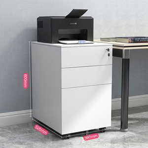 3 drawer steel moves office file cabinets mobile pedestal cabinet