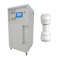 Système d'eau ultrapure de laboratoire permettant des modernisations et des extensions faciles en fonction des besoins du laboratoire, compatible avec un prétraitement supplémentaire
