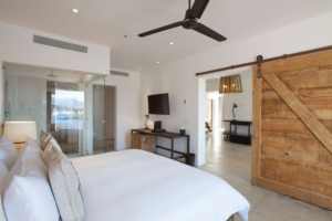 Juego de Dormitorio de Madera Ecológico, Moderno y Duradero de Lujo Personalizado El <span class=keywords><strong>Ganzo</strong></span> para Hotel, B&B, Resort o Villa - Product Image 5