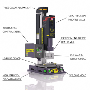 Chất lượng cao 20kHz siêu âm tại chỗ thợ hàn Điều kiện Mới máy với sừng cho thẻ nhựa vải CF thẻ làm - Product Image 2