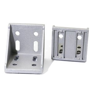 Chuangying Aluminum Angle <b>Bracket</b> L-Shaped 20 30 40 45 30604080 Standard Home Improvement Hardware Connectors - Product Image 3