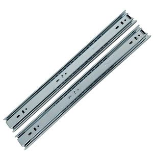 Glissière de tiroir à roulement à billes à extension complète de 45 mm, 3 sections, quincaillerie pour armoire de cuisine, pour usage intérieur et extérieur - Product Image 1