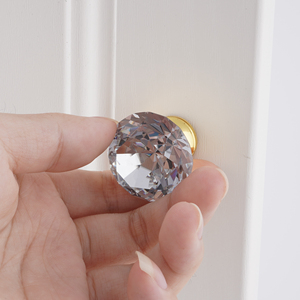 Modern 96/128mm Gold Long Crystal Handle Zinc Alloy <strong>Knobs</strong> <strong>for</strong> <strong>Dresser</strong> Drawer Wardrobe Pull Cupboard <strong>for</strong> Bathroom Warehouse - Product Image 4