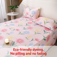 Parure de draps en coton 100 % personnalisée en gros – Draps-housses et draps plats super doux pour lits Queen et King Size