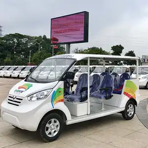 Supplier wholesale company tourist attraction security tourism sightseeing 8-seater electric patrol vehicle