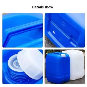 Baril en plastique HDPE épaissi de 5 <span class=keywords><strong>litres</strong></span> recyclable saveur carrée stockage des déchets liquides 5L-30L Options pour les barils de produits chimiques - Product Image 4