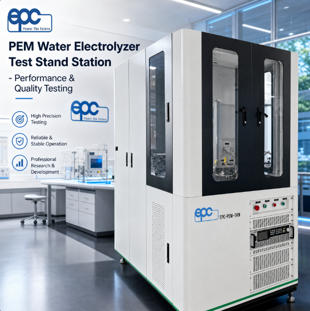 PEM Proton Exchange Membrane Water Electrolyzer Test Stand Station for Hydrogen Generator Production Testing