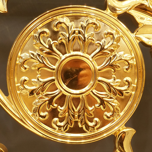 Maniero personalizzato Hotel Villa nuovo Design rame metallo balaustre corrimano migliore <span class=keywords><strong>ringhiera</strong></span> delle scale - Product Image 3