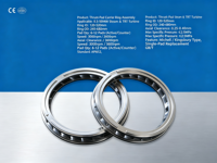 Bague de butée pour générateur au gaz naturel Bowzon (Ensemble de butée, segment de butée, collier de butée) Unité 25 MW en acier