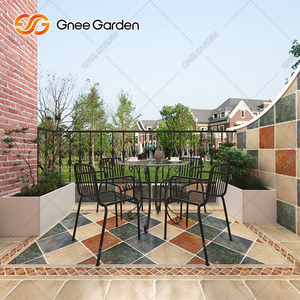 Jardinera Rectangular Moderna de Acero Galvanizado Blanco para Hogar y Jardín, Marca GNEE de Alta Calidad - Product Image 6