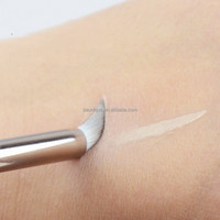Kuas Makeup Concealer Logo kustom lancip profesional baru kuas pencampuran Concealer mata tipis halus Label pribadi