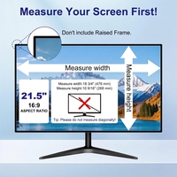 Film de protection d'écran d'ordinateur amovible anti-espion, anti-reflet et anti-lumière bleue pour moniteur 21,5 pouces 16:9 – Vente en gros