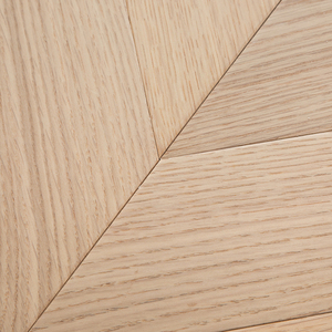 Parquet en chêne blanc multicouche durable, qualité AB, 100 % étanche, système clic, 15 mm, installation facile, motif chevron, avec sous-couche - Product Image 2