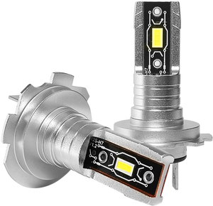 Faros <span class=keywords><strong>LED</strong></span> <span class=keywords><strong>H7</strong></span> de 50W sin Ventilador, Aprobados por ECE R10, Plug and Play, Diseño 100% del Mismo Tamaño que los Halógenos, Fácil Instalación, Accesorios para Automóviles - Product Image 1