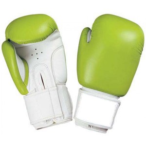 Gants de boxer scintillants en cuir de vache, équipement de sport pour la boxe, pour hommes - Product Image 1