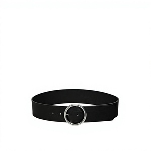 Ceintures de luxe personnalisées en acier pour hommes, en cuir de vachette noir, imperméables, écologiques, robustes, style fête, carrées, solides, largeur 3,8 cm, Uttar - Product Image 5