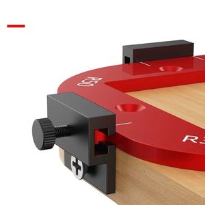 Juego de 2 piezas, molde de fresado de 4 en 1 para aberturas de tableros de madera industriales, para módulos de arco de esquina semicircular en forma de R, para armarios - Product Image 4